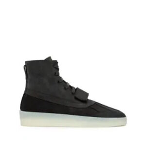 Fear Of God 'Two-Tone' Black Suede High-Top Trainers Size 45